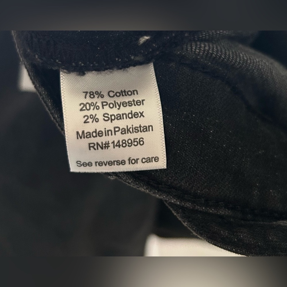 SONOMA Black Denim Maternity Overall XS NWT - Picture 7 of 9